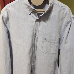 BURBERRY BRIT Linen-Blend Shirt